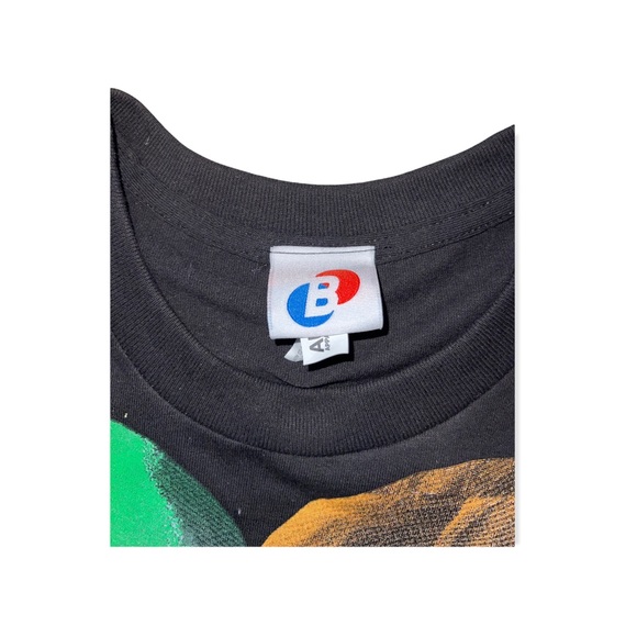 New Backstock Co The Mask T Shirt Bootleg Rap Tee Jim Carrey All Over Print L - Picture 2 of 3